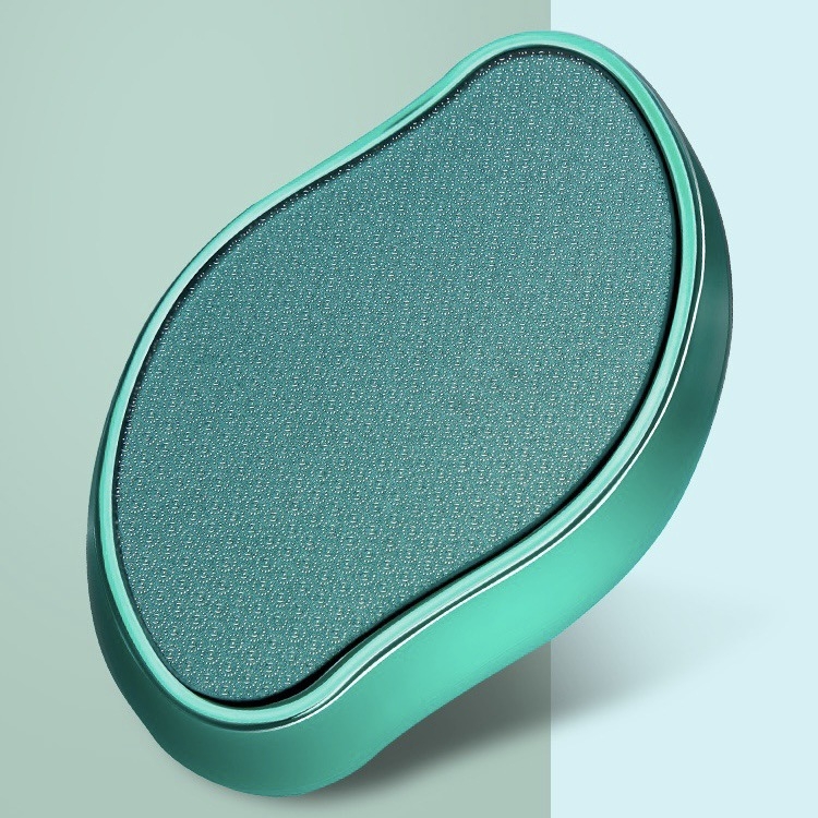 Λίμα ποδιών από ABS και γυαλί, οβάλ πέτρα, σετ εργαλείων περιποίησης ποδιών για αφαίρεση νεκρού δέρματος