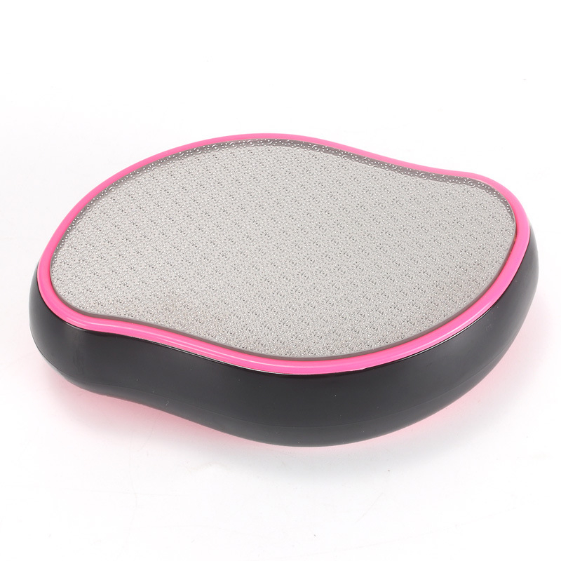 Λίμα ποδιών από ABS και γυαλί, οβάλ πέτρα, σετ εργαλείων περιποίησης ποδιών για αφαίρεση νεκρού δέρματος