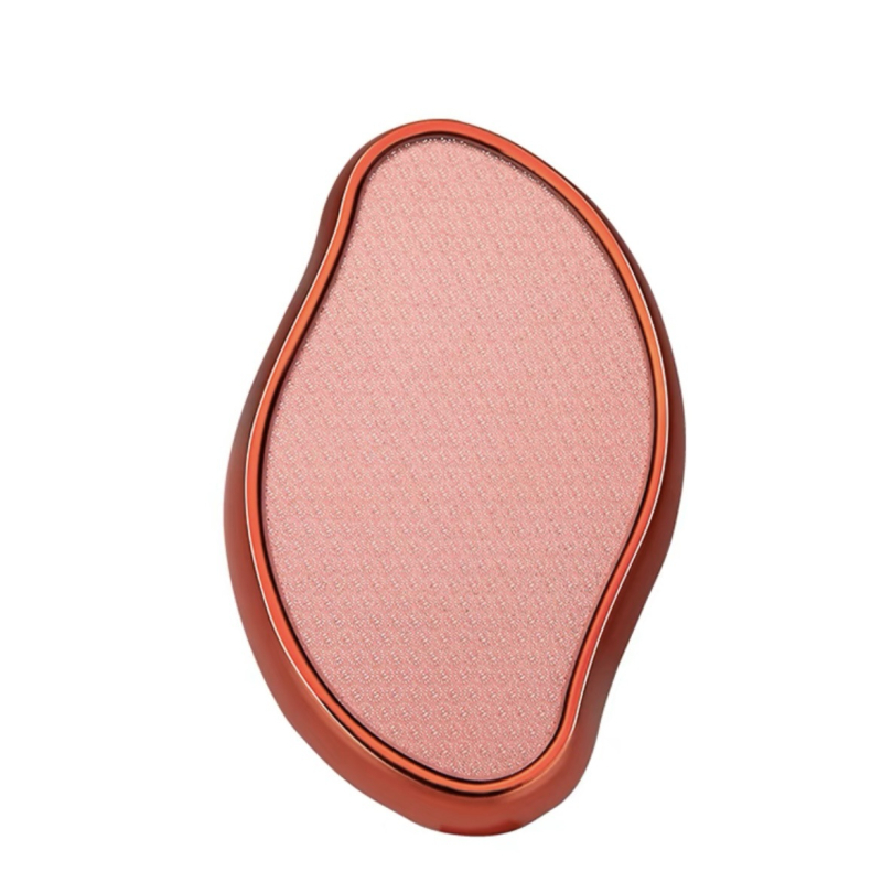 Λίμα ποδιών από ABS και γυαλί, οβάλ πέτρα, σετ εργαλείων περιποίησης ποδιών για αφαίρεση νεκρού δέρματος