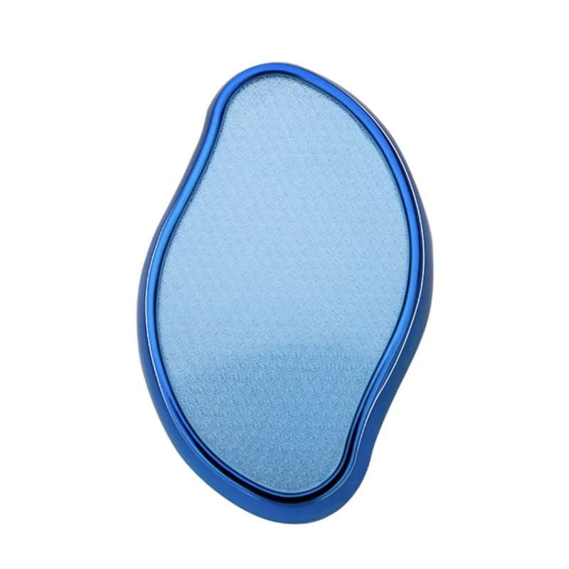 Λίμα ποδιών από ABS και γυαλί, οβάλ πέτρα, σετ εργαλείων περιποίησης ποδιών για αφαίρεση νεκρού δέρματος