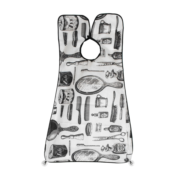 Кърпа за брада с печатен дизайн, преносима, универсална, с вакуумно закрепване