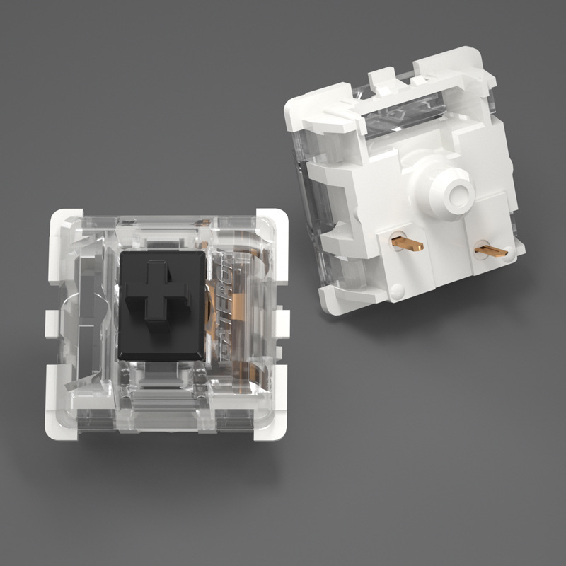 Gateron KS-9 mekanichен превключвател за клавиатура, 3-пинов конектор, без подсветка, пластмасов корпус, тегло 2