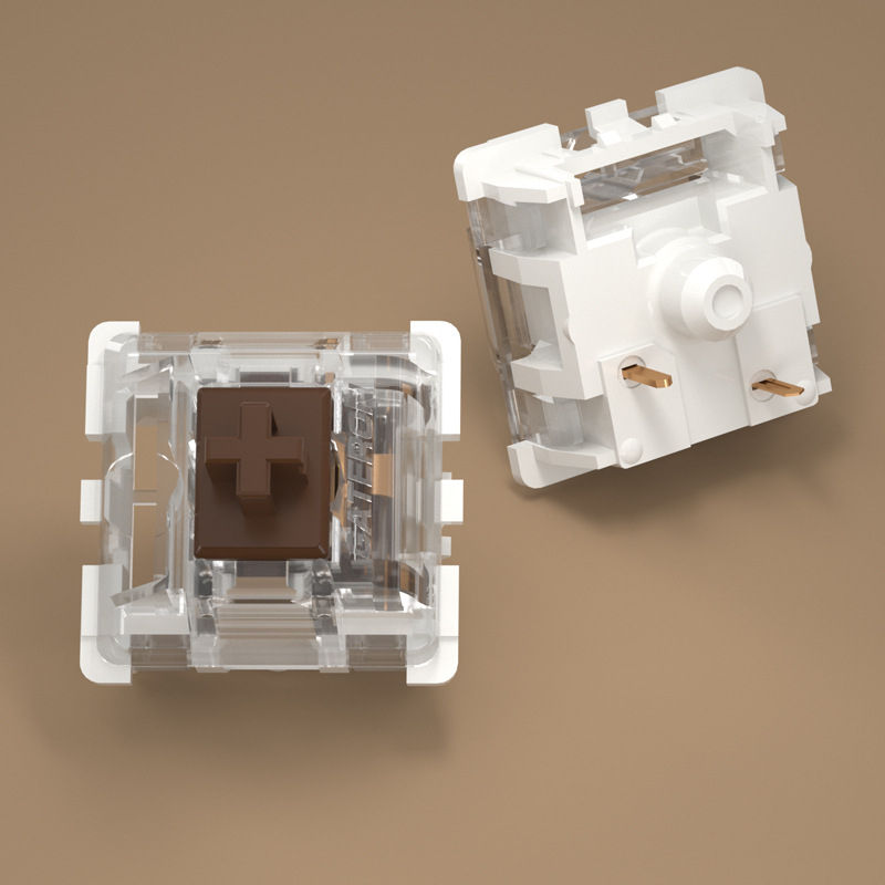 Gateron KS-9 mekanichен превключвател за клавиатура, 3-пинов конектор, без подсветка, пластмасов корпус, тегло 2