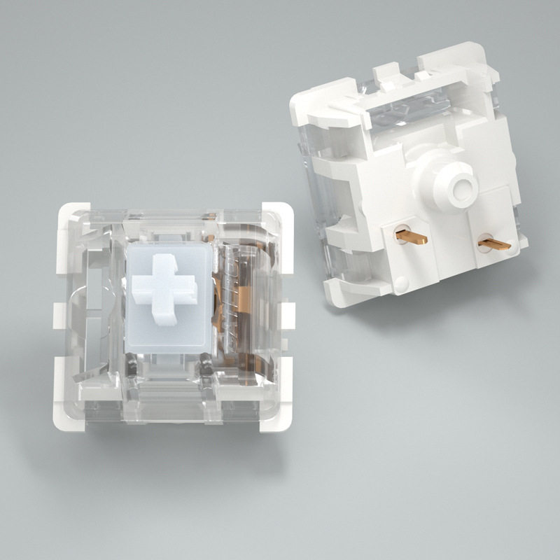 Gateron KS-9 mekanichен превключвател за клавиатура, 3-пинов конектор, без подсветка, пластмасов корпус, тегло 2