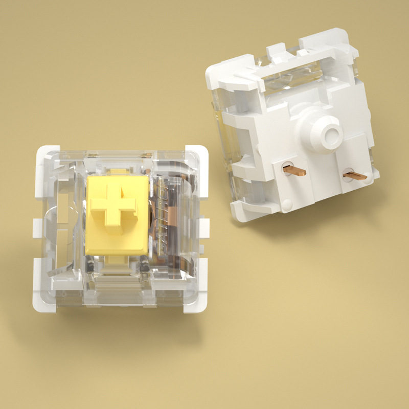Gateron KS-9 mekanichен превключвател за клавиатура, 3-пинов конектор, без подсветка, пластмасов корпус, тегло 2