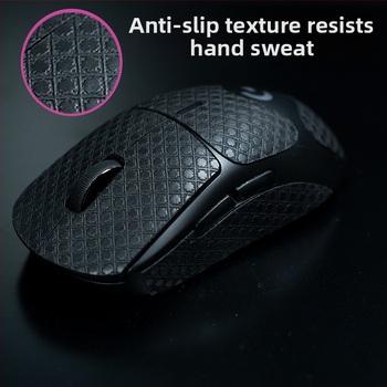 Антихлъзгаща се лепенка за мишка MX3 – LA Leather, съвместима с Logitech MX3, пусната през 2024, машинна обработка