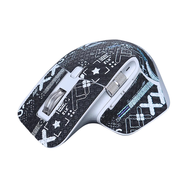 Антихлъзгаща се лепенка за мишка MX3 – LA Leather, съвместима с Logitech MX3, пусната през 2024, машинна обработка