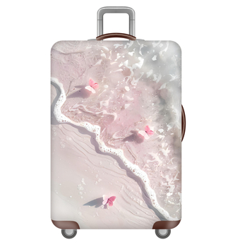 Κάλυμμα αποσκευών από πολυεστέρα με φερμουάρ, σχέδιο ζώα, επένδυση πολυεστέρας, τροχοί για όλα τα μεγέθη