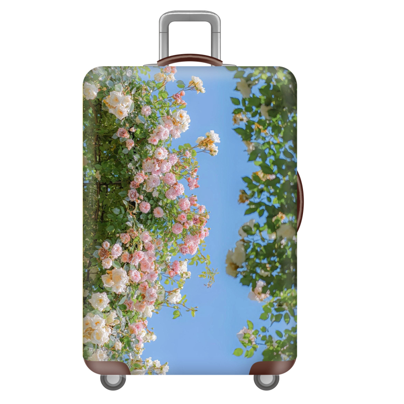 Κάλυμμα αποσκευών από πολυεστέρα με φερμουάρ, σχέδιο ζώα, επένδυση πολυεστέρας, τροχοί για όλα τα μεγέθη