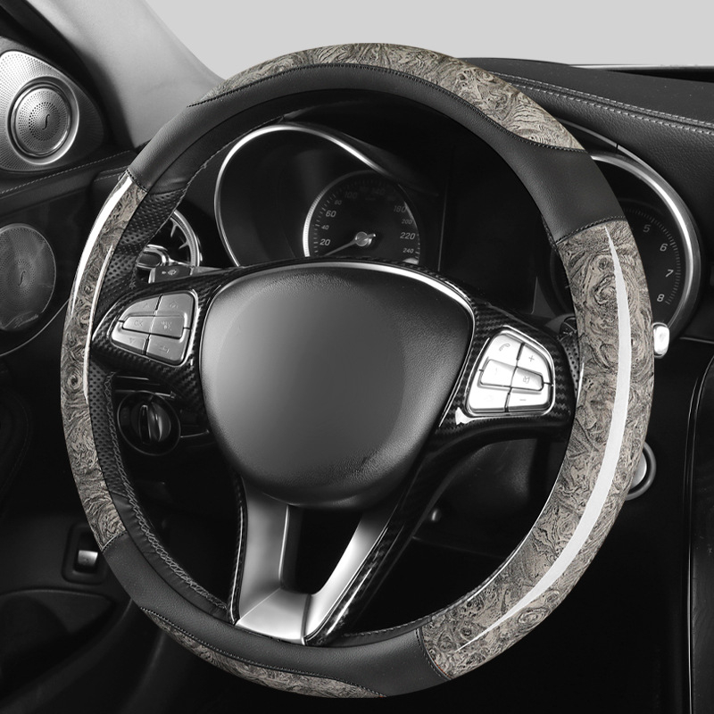 Покритие за волан със дизайн на полумесец дърво праскова, изкуствена кожа, минималистичен стил, универсално пасване, за всички сезони