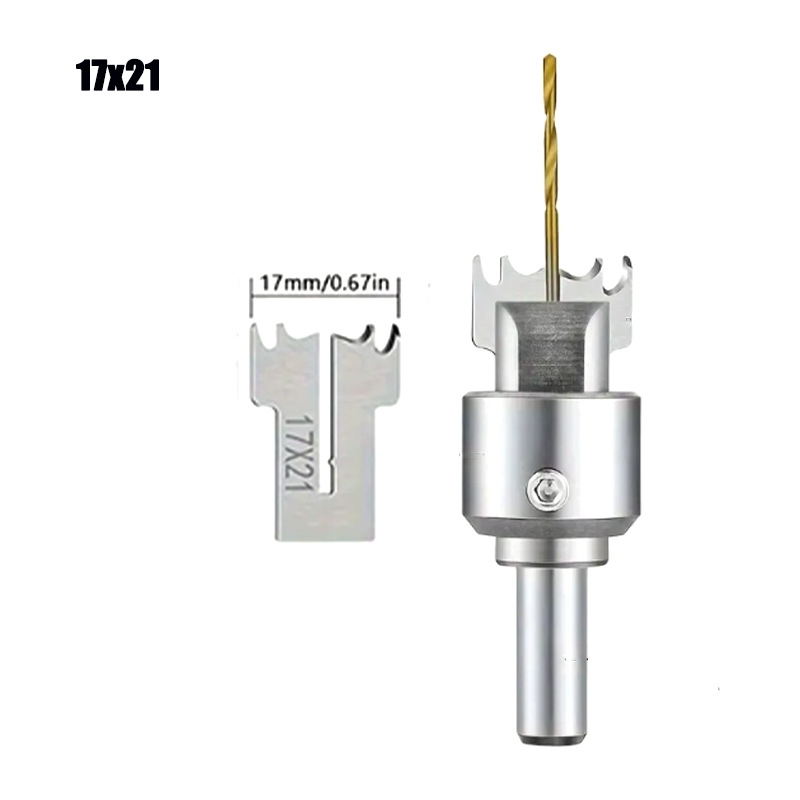 Σετ φρέζες για επεξεργασία ξύλου με ενσωματωμένο δαχτυλιδωτό μαχαίρι, σχεδίαση για δάχτυλο, σειρά Ring Knife, συμβατό με κέντρο κατεργασίας