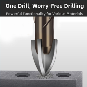 Journalists сплавен бур, шестостенков носач, спирална канавка, 4 лопатки, за керамични и стъклени плочки, витрифицирана тухла