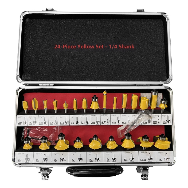 Set freza za drvo – glava od legure, žljebljenje, završna obrada i graviranje