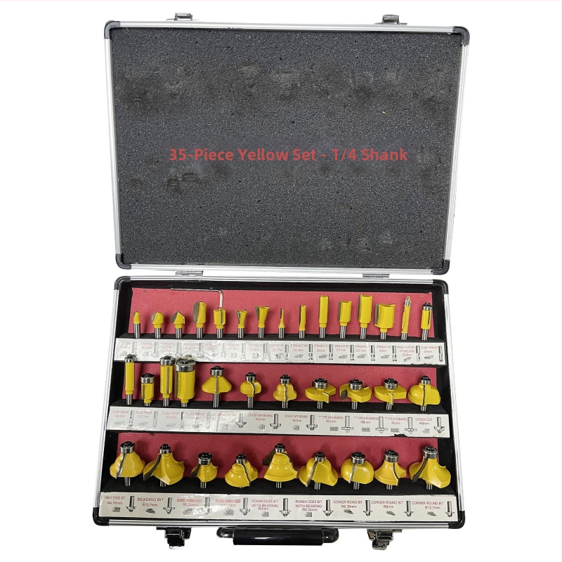 Set freza za drvo – glava od legure, žljebljenje, završna obrada i graviranje