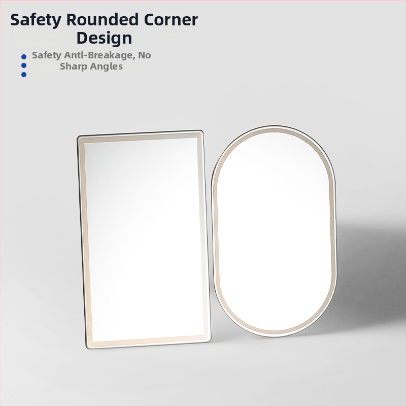 Козметично огледало за автомобил – Runner (адхезивно монтиране, универсално, стил минималистичен)