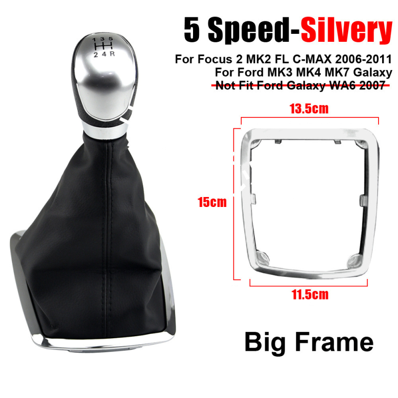 Χειροκίνητη λαβή αλλαγής ταχυτήτων – παγκόσμια εφαρμογή, συμβατό με Ford Focus, προστατευτικό κάλυμμα σκόνης, μάρκα Chotacbras