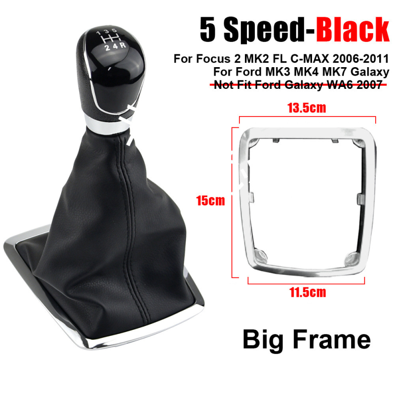 Χειροκίνητη λαβή αλλαγής ταχυτήτων – παγκόσμια εφαρμογή, συμβατό με Ford Focus, προστατευτικό κάλυμμα σκόνης, μάρκα Chotacbras