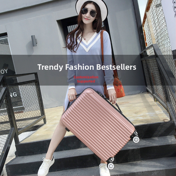 Ceļojumu koferis ar rāvējslēdzēju – ABS+PC, paroles slēdzene, universālie riteņi, 36–55 L tilpums, 2,3 kg svars