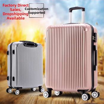 Ceļojumu koferis ar rāvējslēdzēju – ABS+PC, paroles slēdzene, universālie riteņi, 36–55 L tilpums, 2,3 kg svars