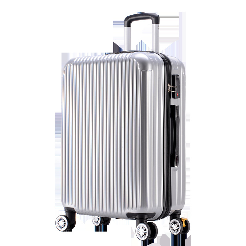 Ceļojumu koferis ar rāvējslēdzēju – ABS+PC, paroles slēdzene, universālie riteņi, 36–55 L tilpums, 2,3 kg svars