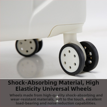 Ceļojumu bagāža ar ABS+PC korpusu, slēdzama ar paroli, universālie riteņi, modelis 819, svars 3 kg