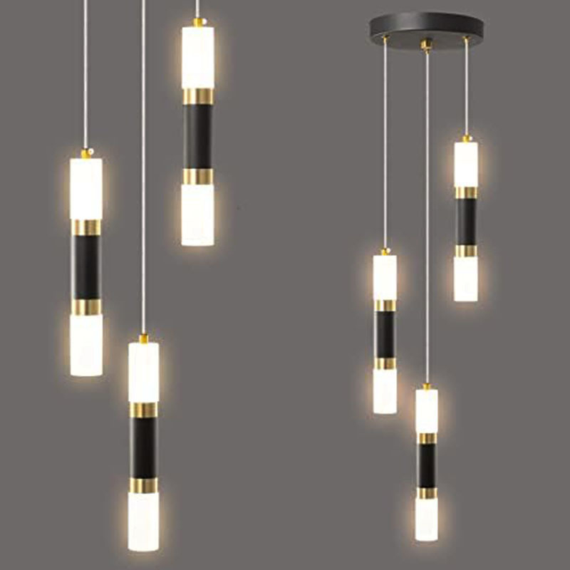 Závesný luster, káblový typ (LED svetlo, výškovo nastaviteľná výška 1,7 m, 220 V, pokrytie 5–10 m²)