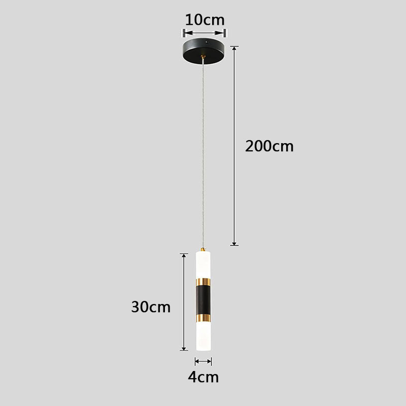 Závesný luster, káblový typ (LED svetlo, výškovo nastaviteľná výška 1,7 m, 220 V, pokrytie 5–10 m²)