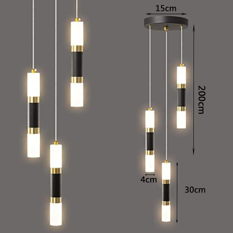 Závesný luster, káblový typ (LED svetlo, výškovo nastaviteľná výška 1,7 m, 220 V, pokrytie 5–10 m²)