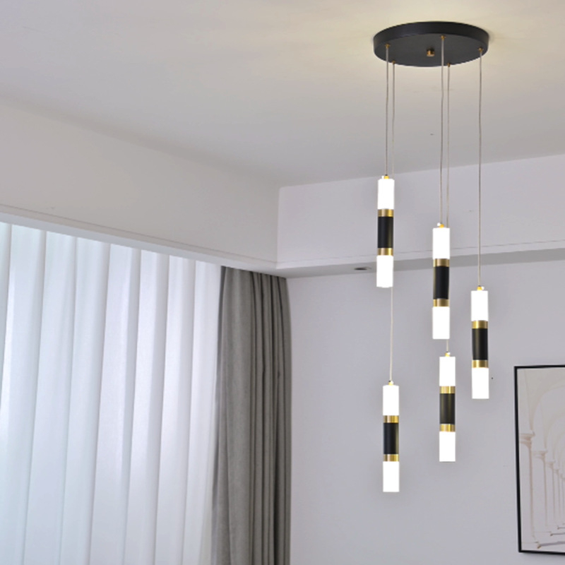 Závesný luster, káblový typ (LED svetlo, výškovo nastaviteľná výška 1,7 m, 220 V, pokrytie 5–10 m²)
