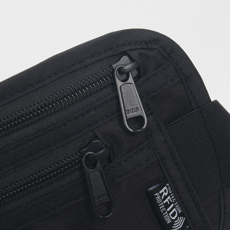 Jostas soma pasēm un dokumentiem – RFID aizsardzība, neilons, universāls, ūdensizturīgs, Junletu