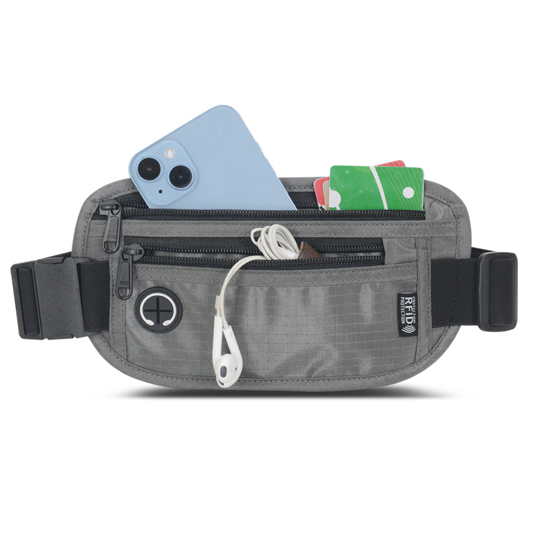 Jostas soma pasēm un dokumentiem – RFID aizsardzība, neilons, universāls, ūdensizturīgs, Junletu