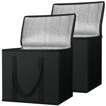 Αδιάβροχη τσάντα παράδοσης φαγητού από μη υφασμένο ύφασμα, 35L, με μόνωση, για υπαίθριο κάμπινγκ και πικνίκ