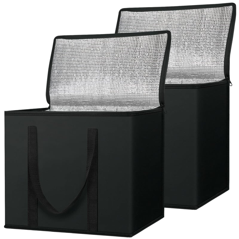 Αδιάβροχη τσάντα παράδοσης φαγητού από μη υφασμένο ύφασμα, 35L, με μόνωση, για υπαίθριο κάμπινγκ και πικνίκ