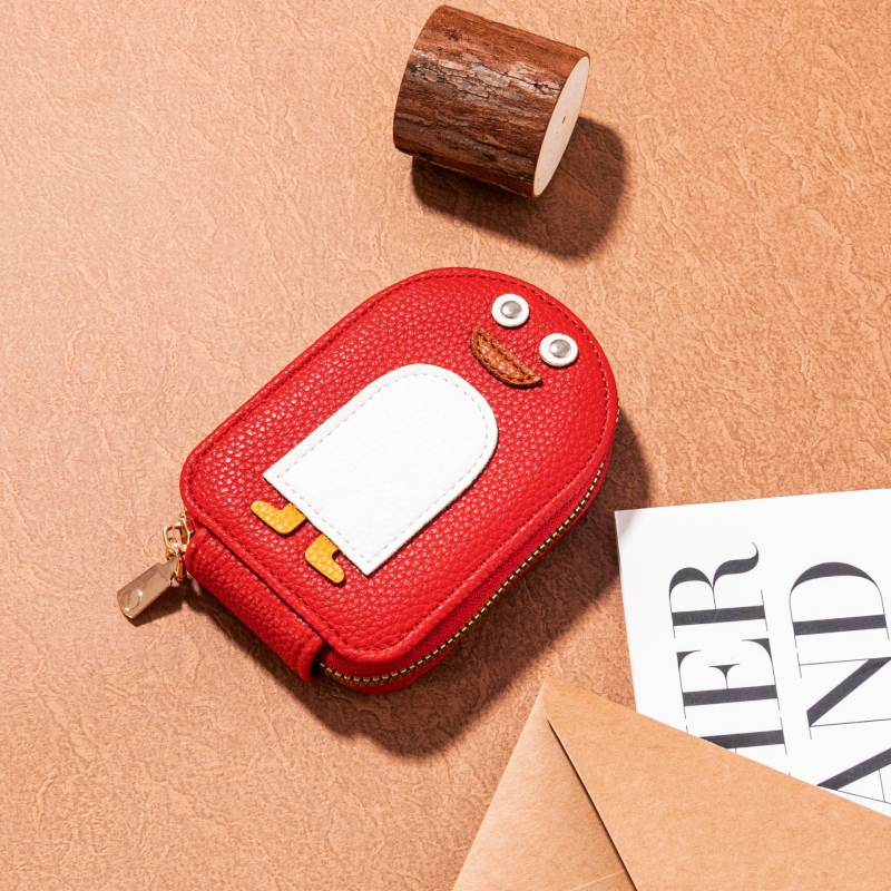 PU kartes turētājs ar anime karikatūru, 1 locījuma maku, sintētiskas ādas apdare, paplašināšana un uzglabāšana