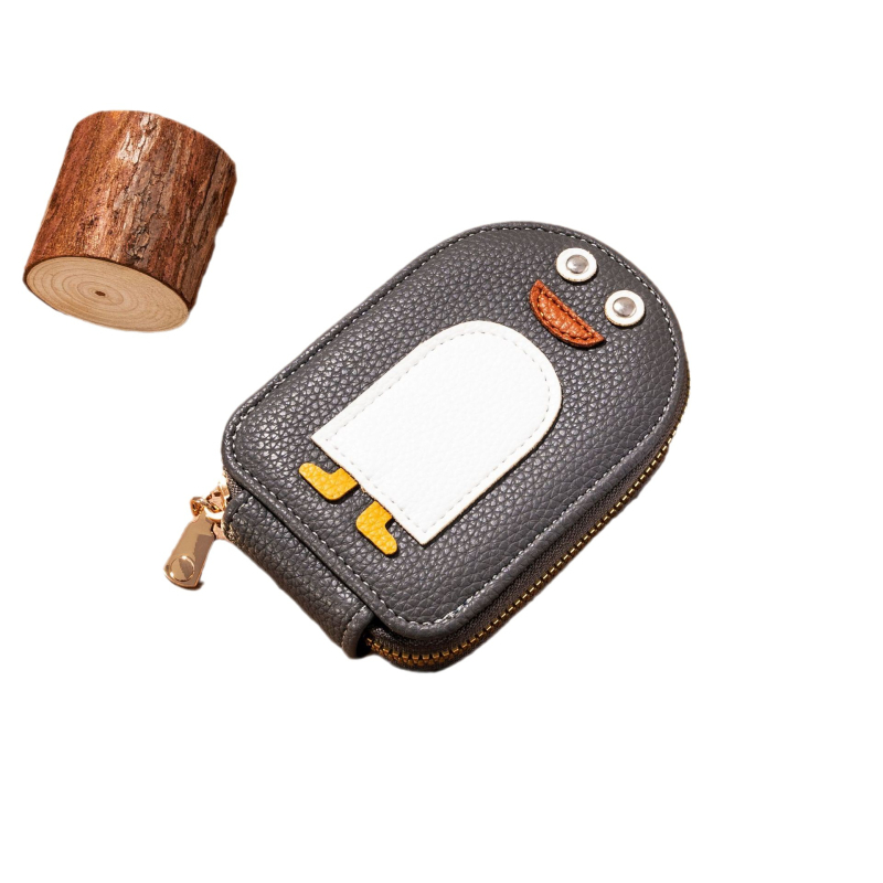 PU kartes turētājs ar anime karikatūru, 1 locījuma maku, sintētiskas ādas apdare, paplašināšana un uzglabāšana