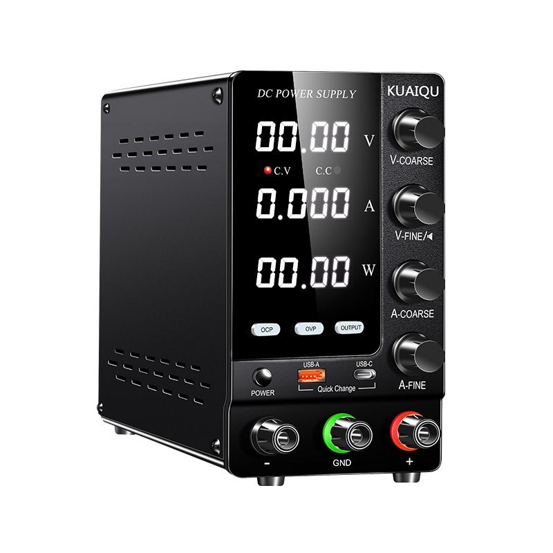KUAIQU Ρυθμιζόμενο Τροφοδοτικό DC, 30–60V, Προστασία OCP και OVP, Μεταγωγικό Τροφοδοτικό
