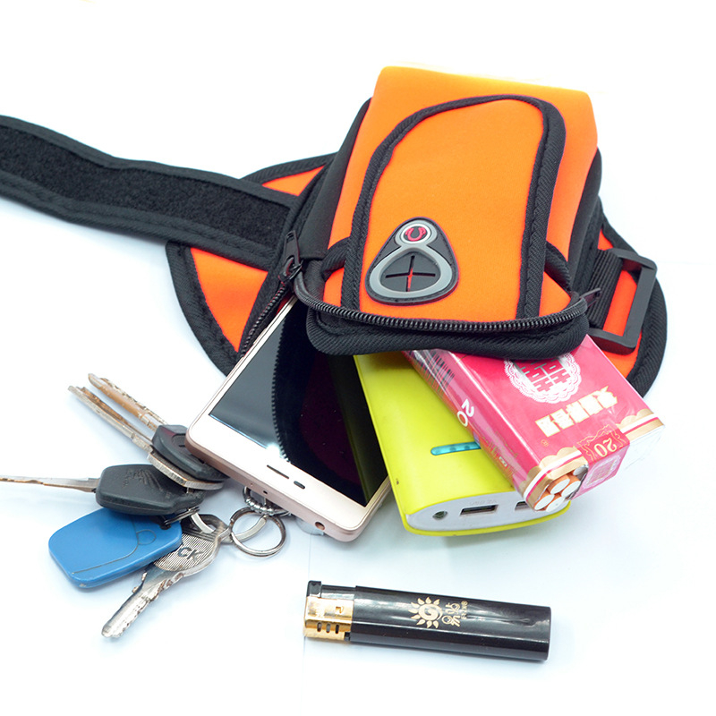 Ανδρικό-γυναικείο αθλητικό τσαντάκι βραχίονα για κινητό – υλικό diving cloth, επένδυση πολυεστέρα, ιμάντας βραχίονα, κατάλληλο για εξωτερικούς αθλητισμούς