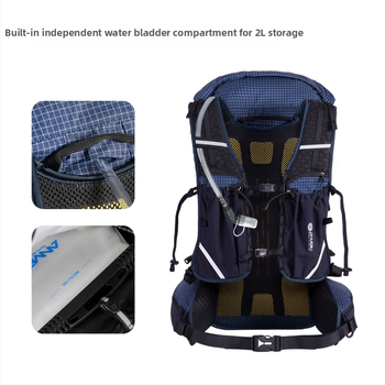 ANMEILU Pārgājumu mugursoma Unisex, neilons, 30L ietilpība, muguras paneļa ar fizioloģisku līkumu atbalsts, oderējums poliesters, piemērots ārā sportam