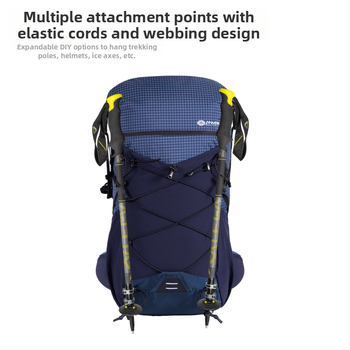 ANMEILU Pārgājumu mugursoma Unisex, neilons, 30L ietilpība, muguras paneļa ar fizioloģisku līkumu atbalsts, oderējums poliesters, piemērots ārā sportam