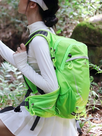 Лека туристическа раница за походи, унисекс, дишаща, полиестер, презрамки с въздушна възглавница