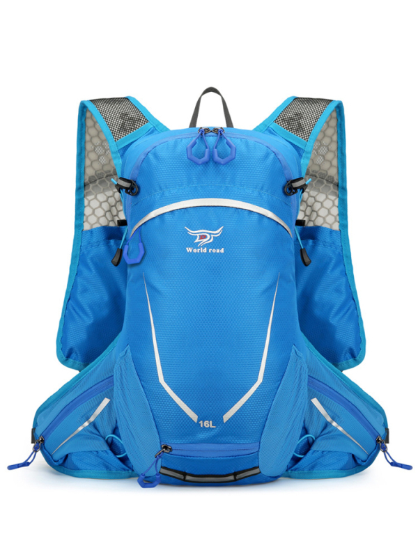 Лека туристическа раница за походи, унисекс, дишаща, полиестер, презрамки с въздушна възглавница