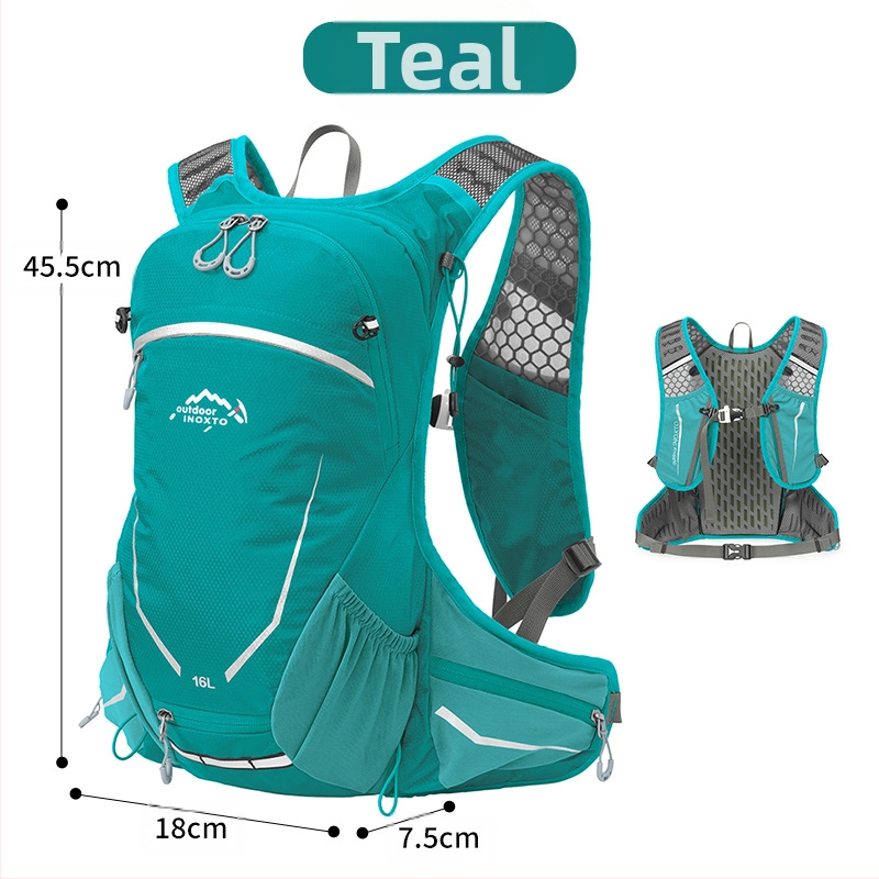 Лека туристическа раница за походи, унисекс, дишаща, полиестер, презрамки с въздушна възглавница