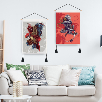 Ταπετσαρία τοίχου με τοπίο, ορθογώνιο σχήμα, πολυεστερική ίνα, ψηφιακή μεταφορά θερμότητας, πλένεται στο πλυντήριο