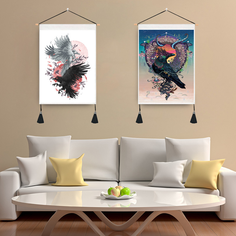 Ταπετσαρία τοίχου με τοπίο, ορθογώνιο σχήμα, πολυεστερική ίνα, ψηφιακή μεταφορά θερμότητας, πλένεται στο πλυντήριο