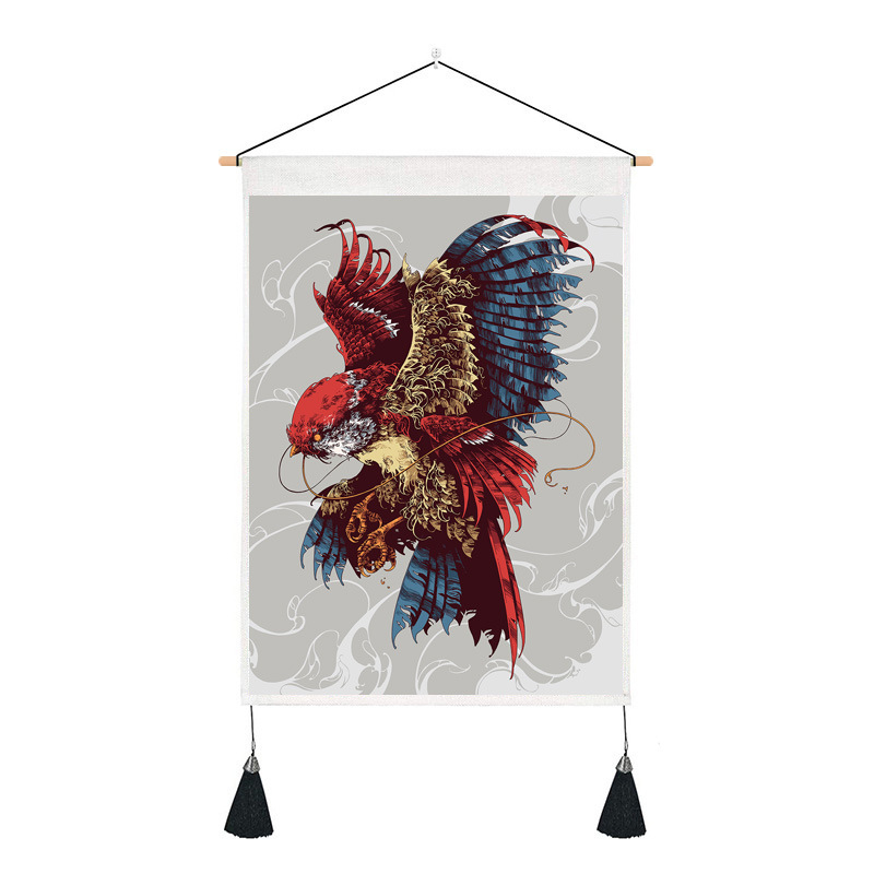 Ταπετσαρία τοίχου με τοπίο, ορθογώνιο σχήμα, πολυεστερική ίνα, ψηφιακή μεταφορά θερμότητας, πλένεται στο πλυντήριο