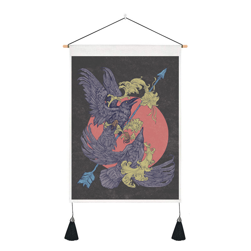 Ταπετσαρία τοίχου με τοπίο, ορθογώνιο σχήμα, πολυεστερική ίνα, ψηφιακή μεταφορά θερμότητας, πλένεται στο πλυντήριο