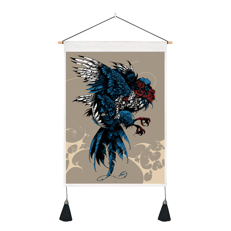 Ταπετσαρία τοίχου με τοπίο, ορθογώνιο σχήμα, πολυεστερική ίνα, ψηφιακή μεταφορά θερμότητας, πλένεται στο πλυντήριο