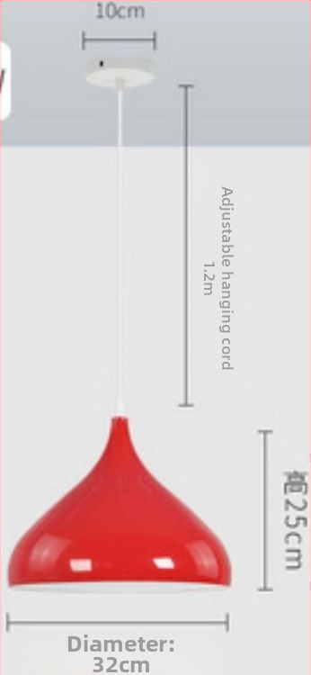 Visiaca lampa z železa – LED, moderný minimalistický štýl, s jednou hlavou, 220V