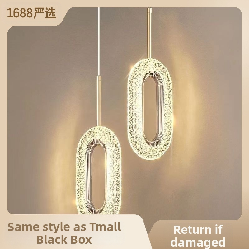 LED visací luster do spálne, hliníkové telo, akrylový tienidlo, nastaviteľná výška, luster s jednou hlavou, moderný minimalistický štýl