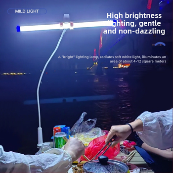 Λάμπα LED επαναφορτιζόμενη με μαγνητική ανάρτηση, USB φως ανάγκης, είσοδος 5V, ενσωματωμένη μπαταρία λιθίου, ρυθμιζόμενη φωτεινότητα